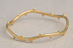 Julia Failey Eco Friendly Sapphire Vine Bangle in Gold, Editor Pick! jewlery
